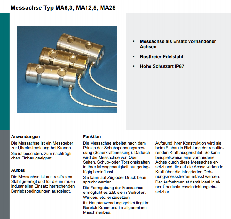 MA-25t稱重傳感器