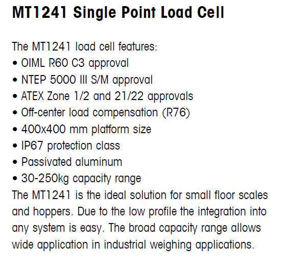 MT1241-200kg稱重傳感器