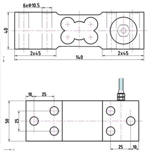 ilk-ss-25kg稱(chēng)重傳感器